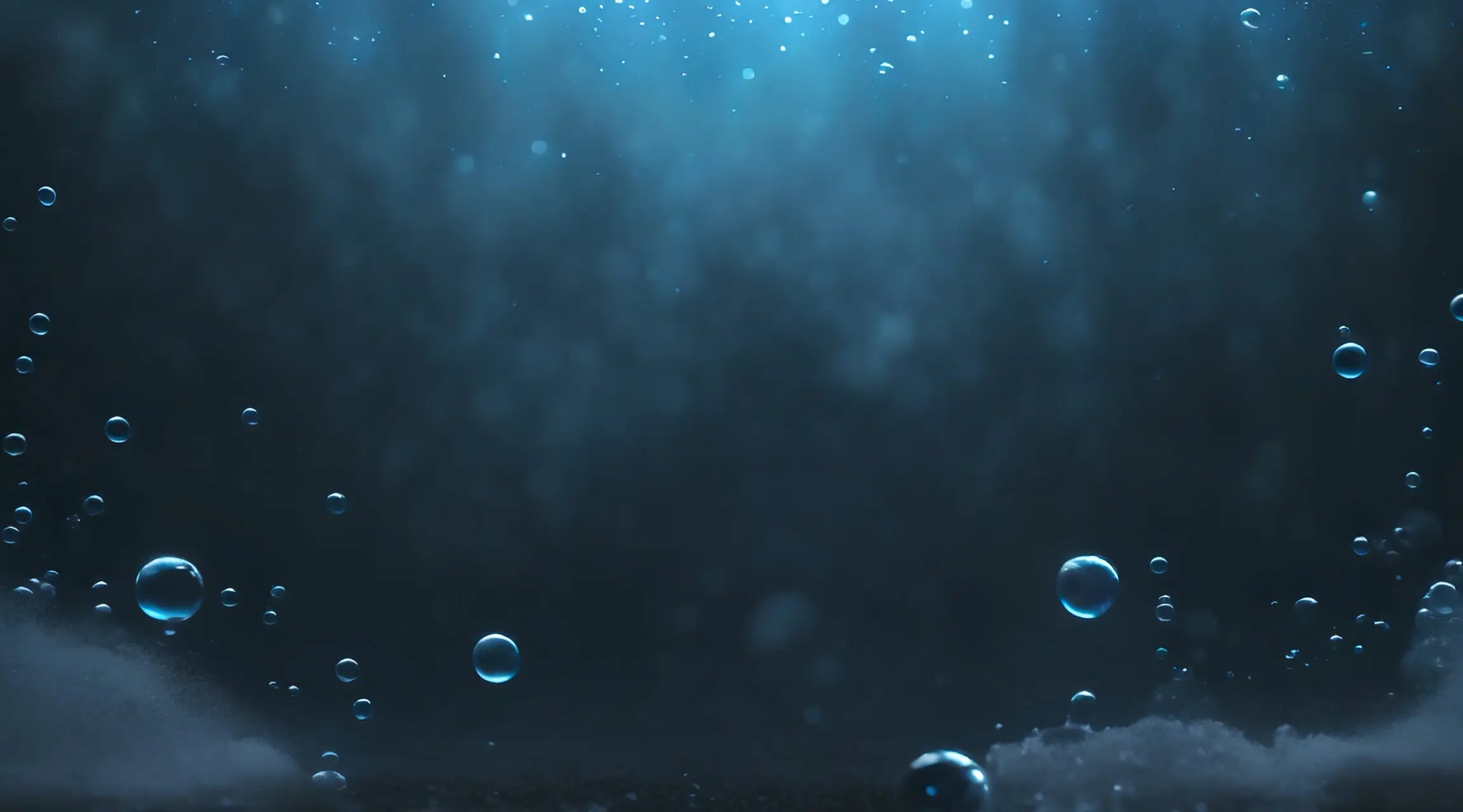 Aquatic Dreamscape Gentle Bubbles Video Loop